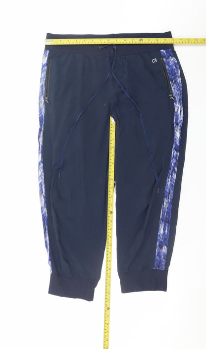 Womens UK Size M GapFit Regular Fit Jogger Blue Trousers