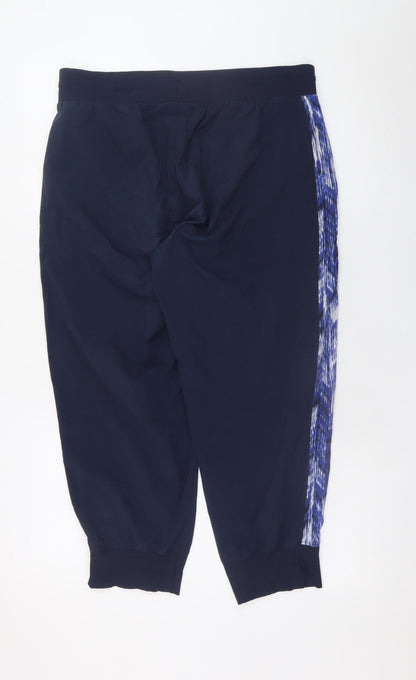 Womens UK Size M GapFit Regular Fit Jogger Blue Trousers