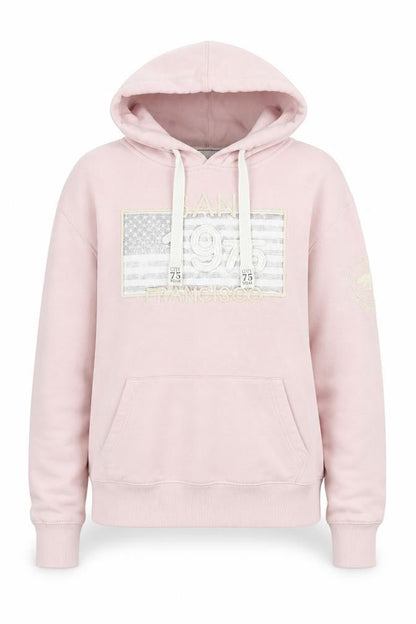 Womens UK Size S California Citywear Pink Pullover Hoodie