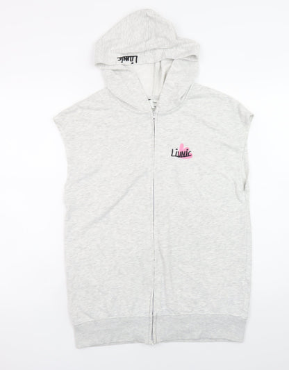 Girls UK Size 16 Years H&M Grey Full Zip Hoodie