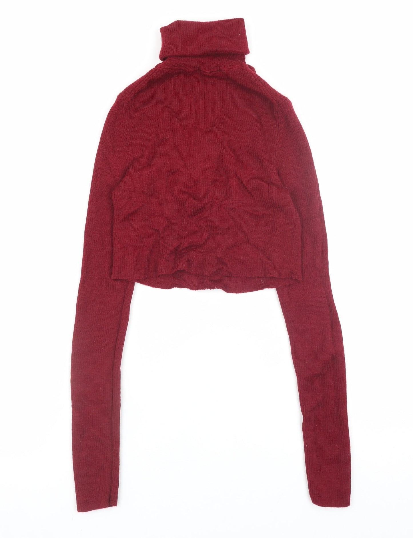 Womens UK Size S Uniqlo Red Pullover Jumper