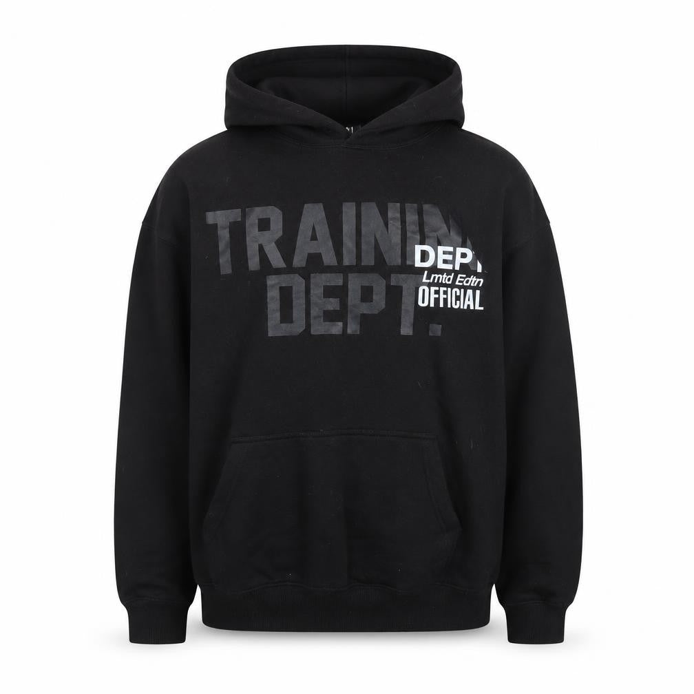 Mens UK Size M boohooMAN Black Pullover Hoodie