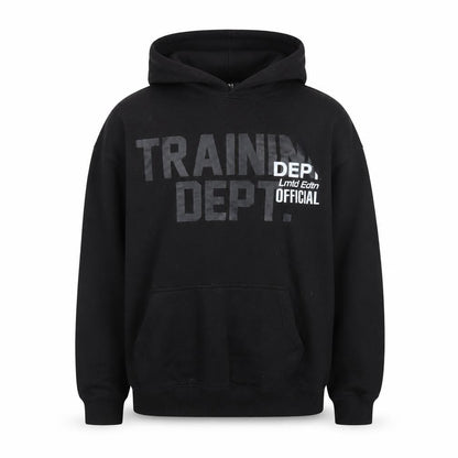Mens UK Size M boohooMAN Black Pullover Hoodie
