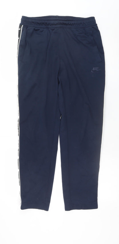 Mens UK Size M Nike Regular Fit Jogger Blue Trousers
