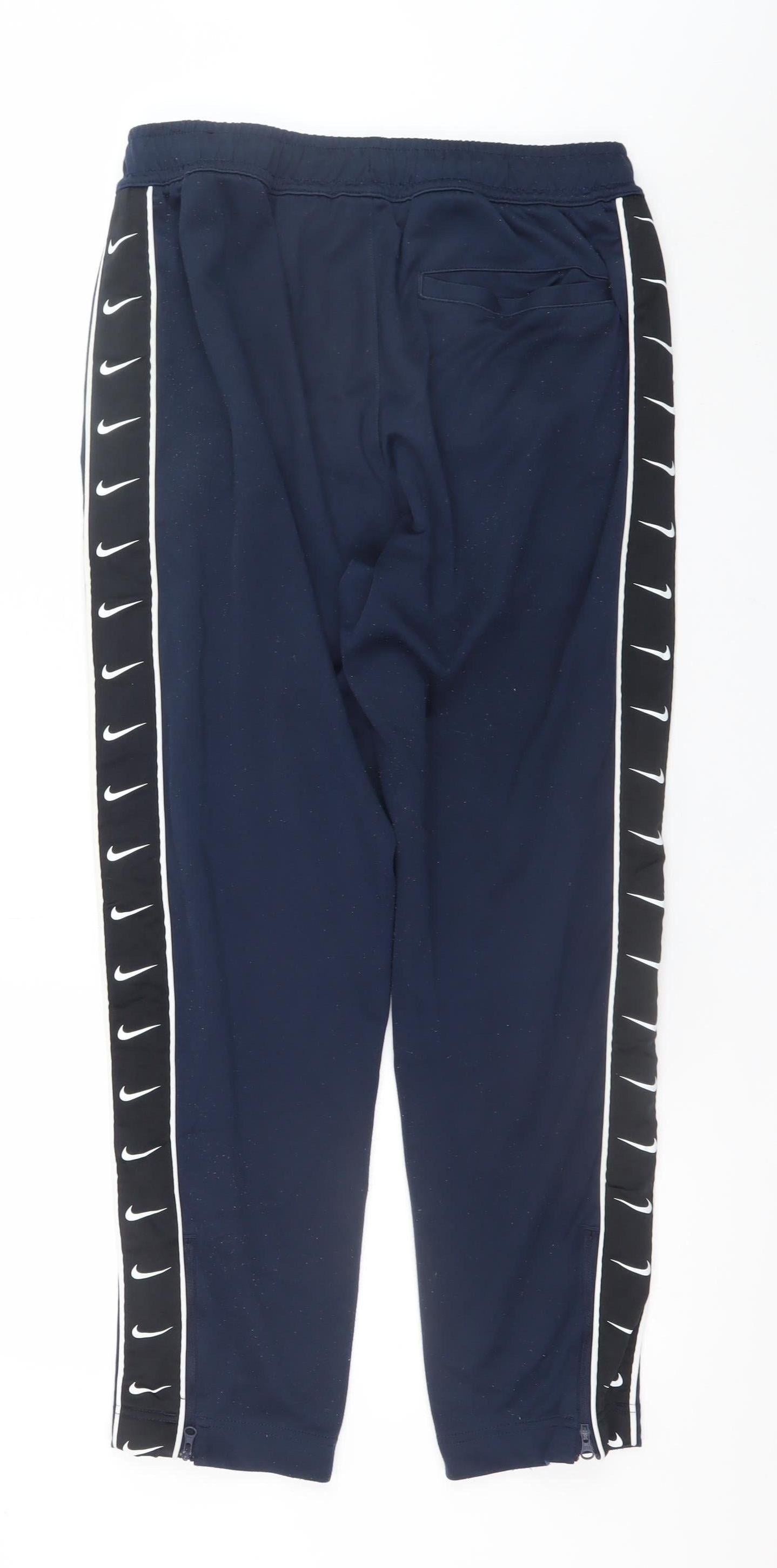 Mens UK Size M Nike Regular Fit Jogger Blue Trousers