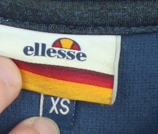 Mens UK Size XS ellesse Blue Pullover Sweatshirt
