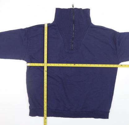 Womens UK Size 16 M&Co Blue Pullover Sweatshirt