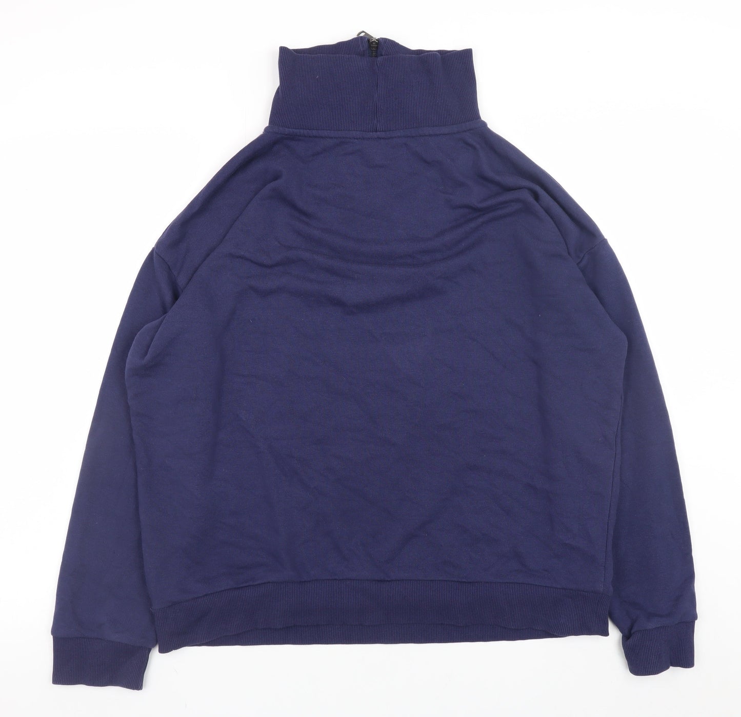 Womens UK Size 16 M&Co Blue Pullover Sweatshirt