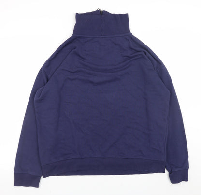 Womens UK Size 16 M&Co Blue Pullover Sweatshirt