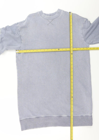 BO+TEE Women Blue XS Sweatshirt Dress Long Sleeve Casual Jersey