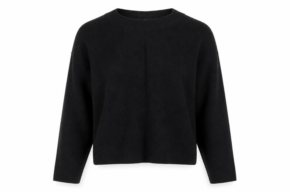 Womens UK Size 8 Zara Black Pullover Jumper
