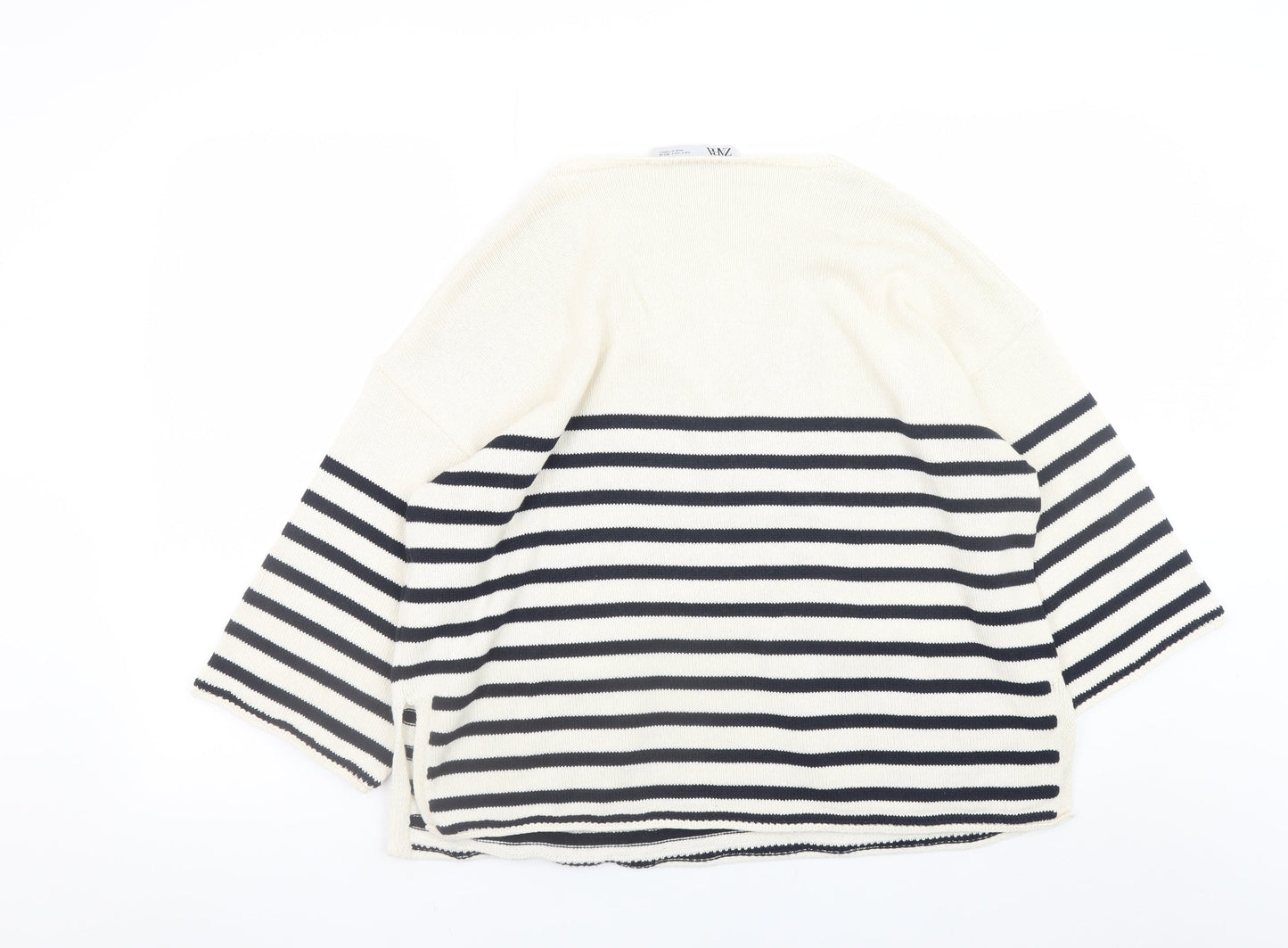 Womens UK Size 8 Zara Ivory Pullover Jumper