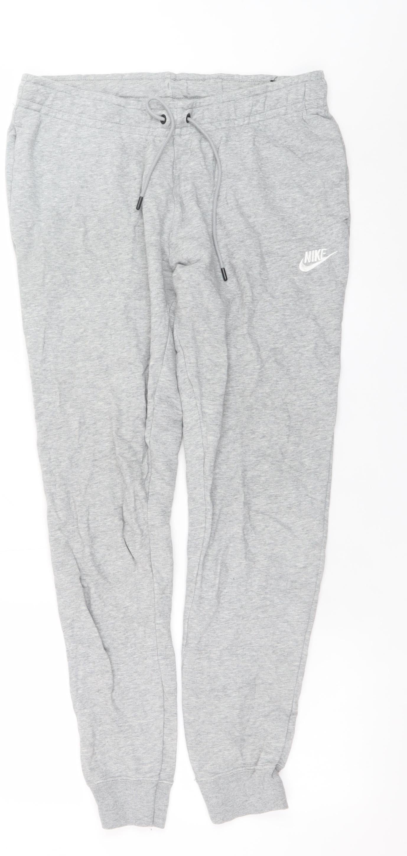 Mens UK Size M Nike Regular Fit Jogger Grey Trousers