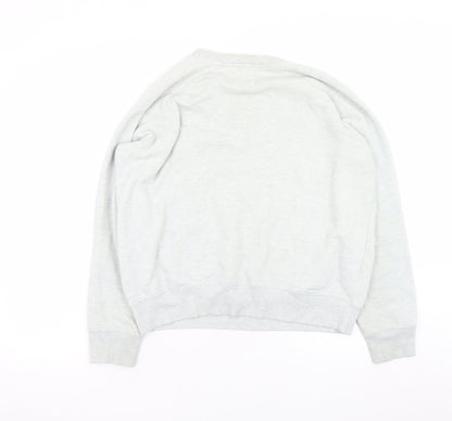 Womens UK Size L Cedar Wood State Grey Pullover Sweatshirt