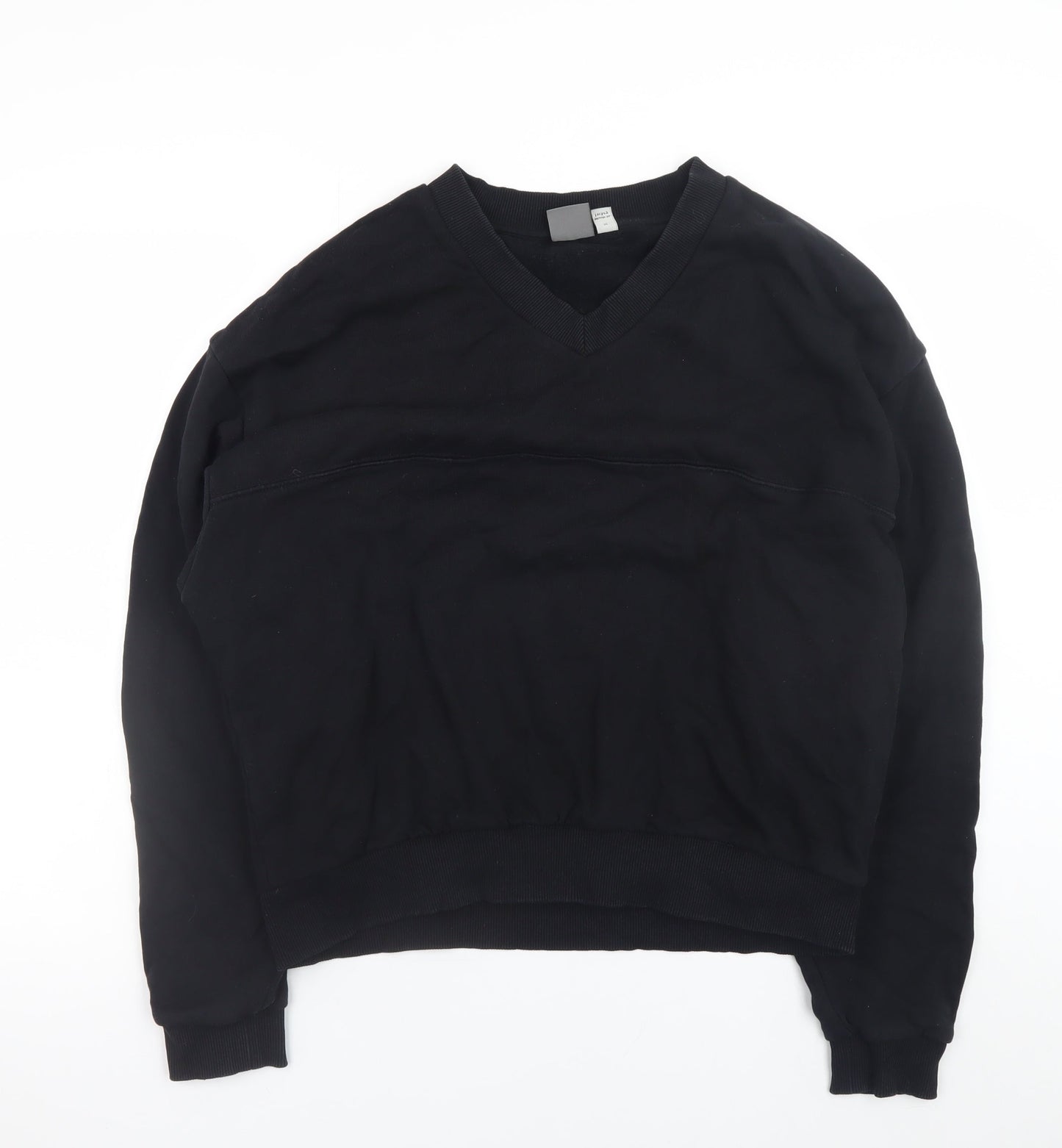 Mens UK Size M ASOS Black Pullover Sweatshirt