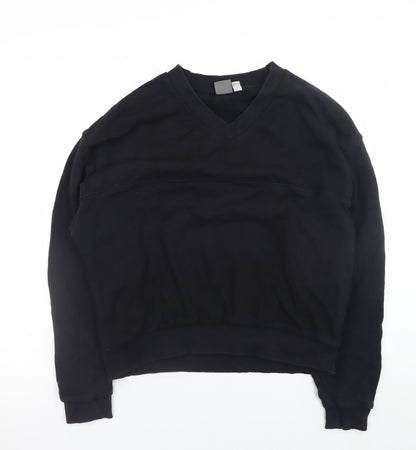 Mens UK Size M ASOS Black Pullover Sweatshirt