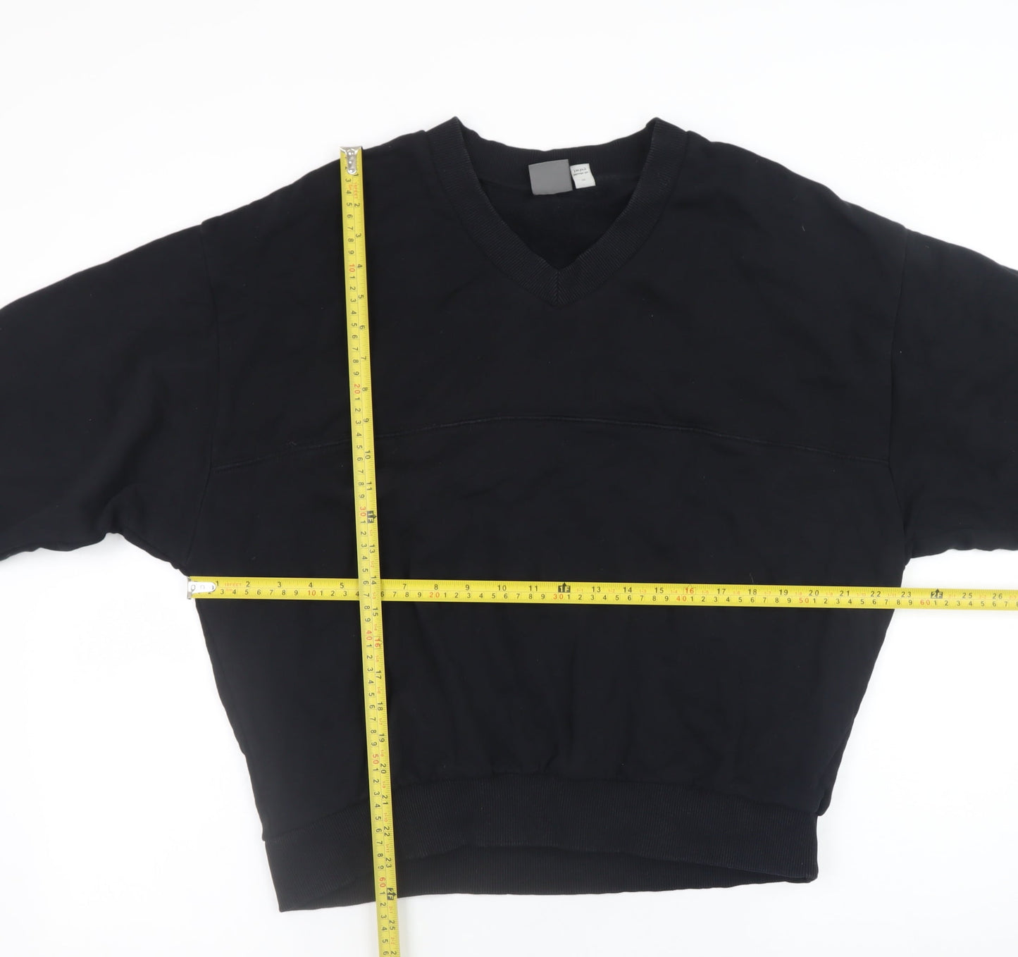 Mens UK Size M ASOS Black Pullover Sweatshirt