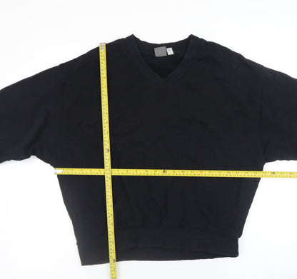 Mens UK Size M ASOS Black Pullover Sweatshirt