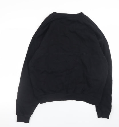 Mens UK Size M ASOS Black Pullover Sweatshirt
