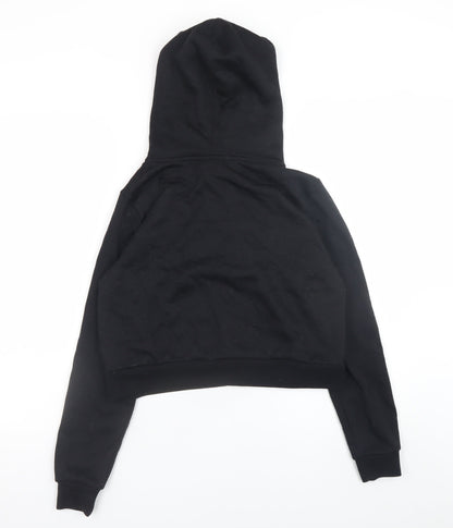 Womens UK Size 8 Slazenger Black Full Zip Hoodie