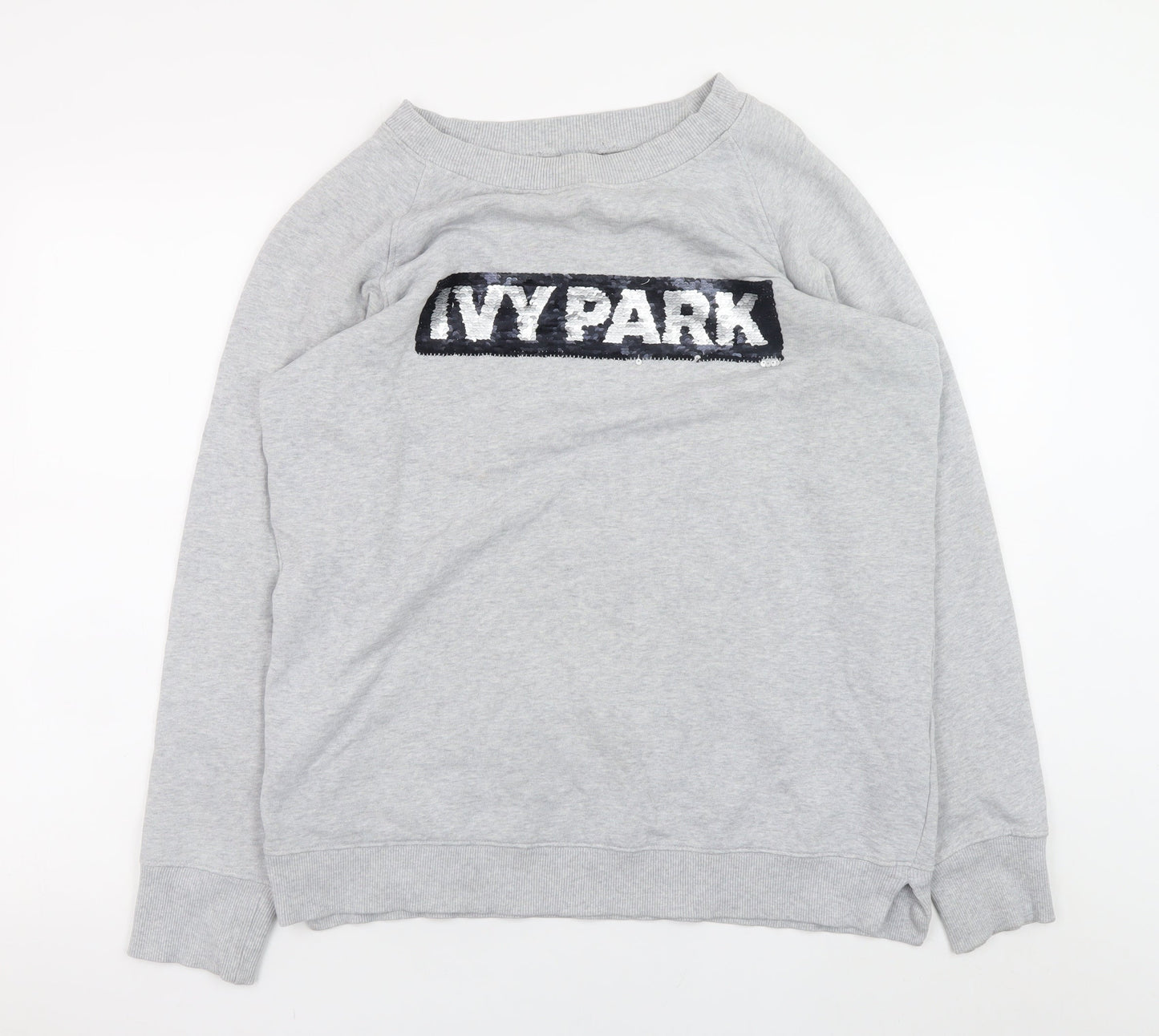 Womens UK Size 2XS IVY PARK Grey Pullover Sweatshirt