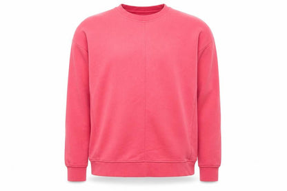 Mens UK Size L Lands' End Pink Pullover Sweatshirt