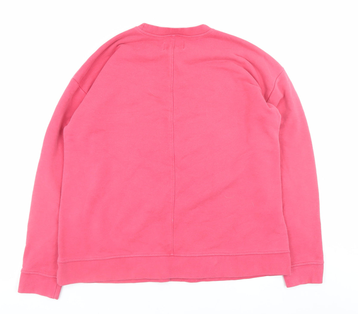 Mens UK Size L Lands' End Pink Pullover Sweatshirt