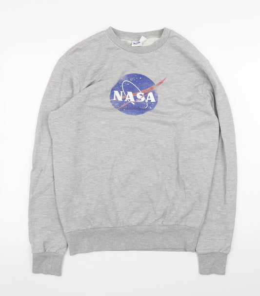 Mens UK Size S Primark Grey Pullover Sweatshirt