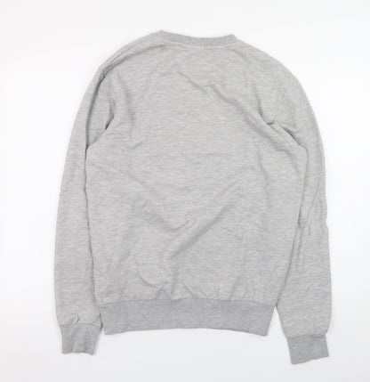 Mens UK Size S Primark Grey Pullover Sweatshirt