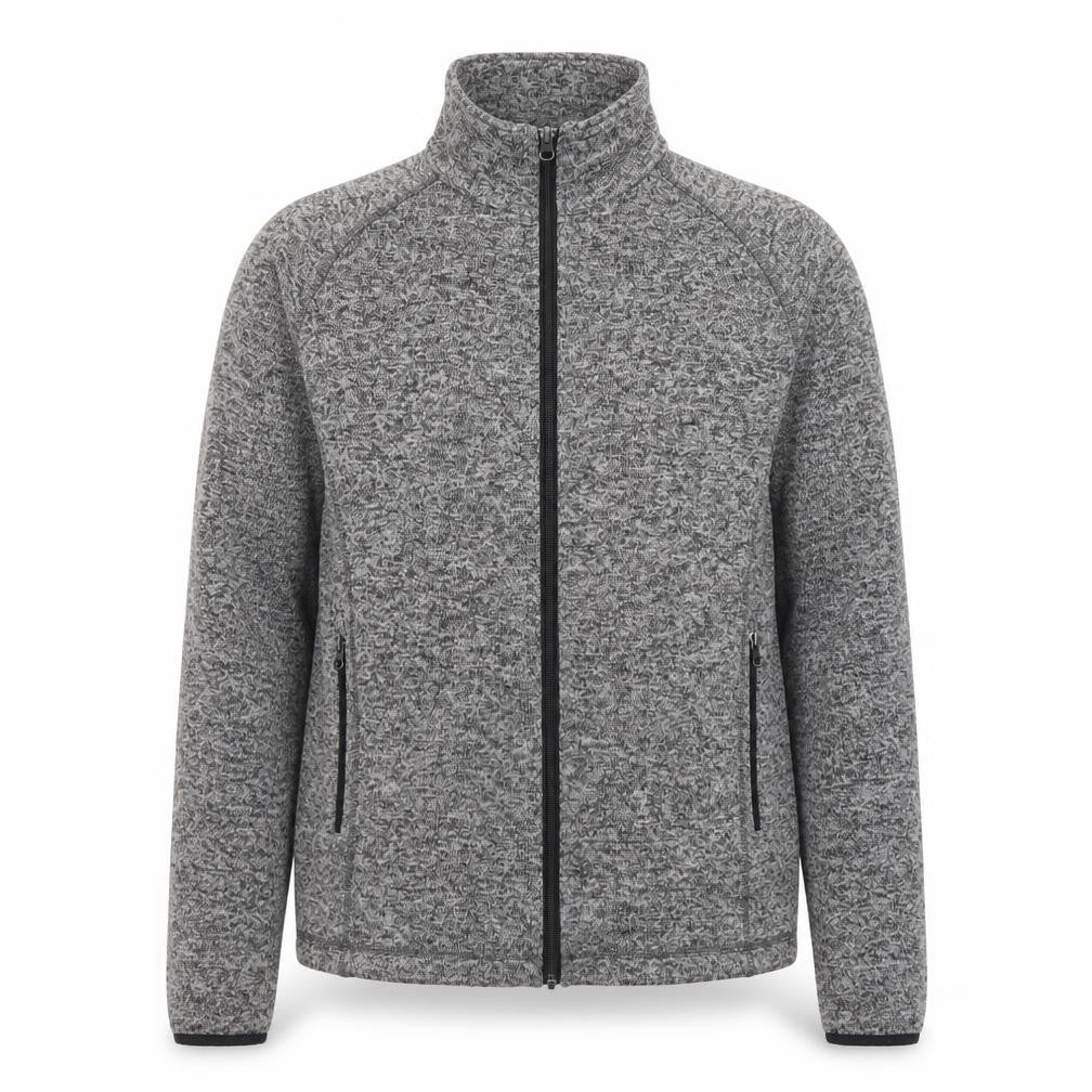 Mens UK Size L Black Blue Grey Full Zip Sweatshirt