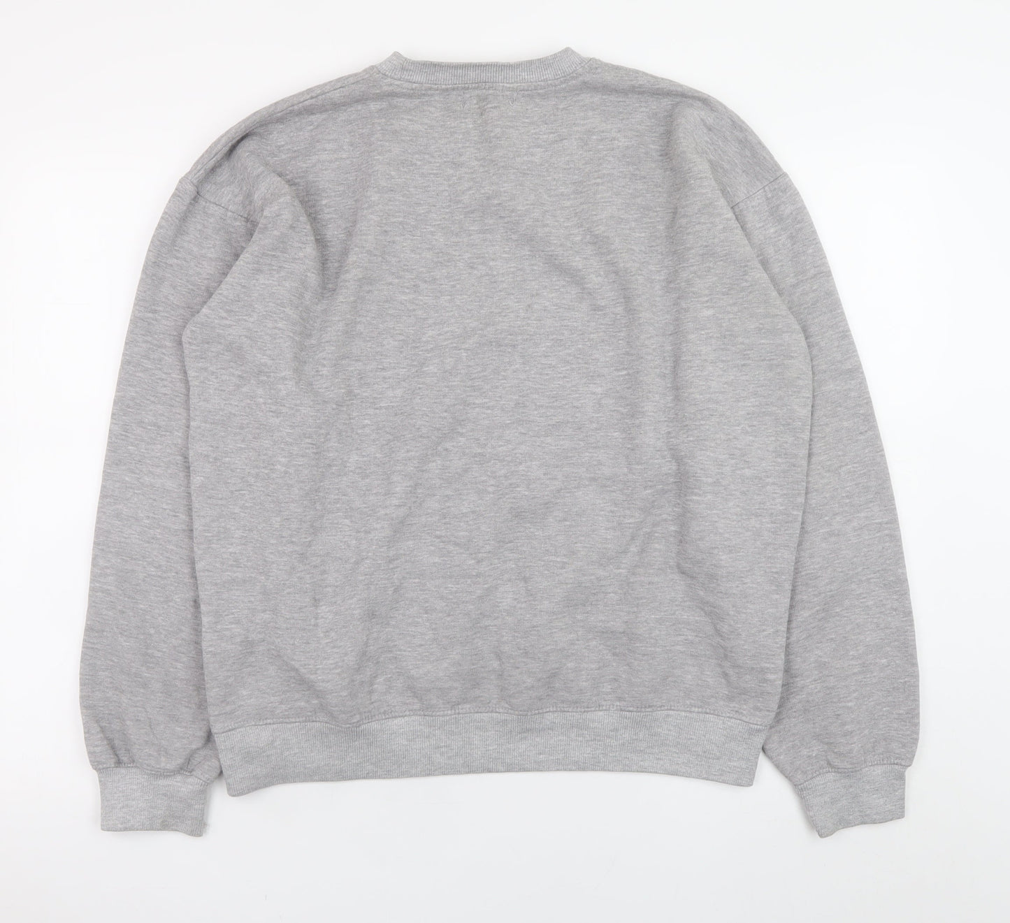 Mens UK Size S boohooMAN Grey Pullover Sweatshirt