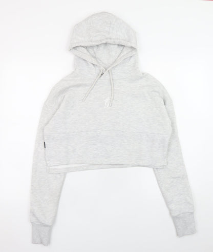 Womens UK Size 12 Gym King Grey Pullover Hoodie