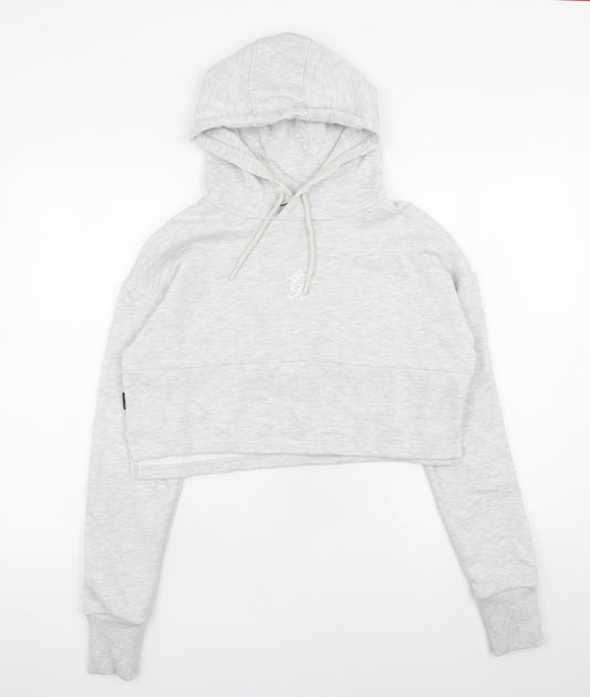 Womens UK Size 12 Gym King Grey Pullover Hoodie