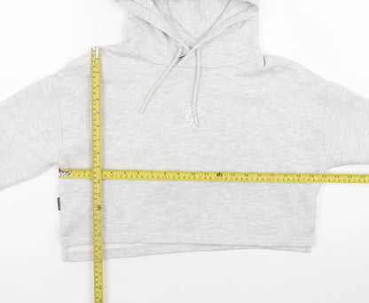 Womens UK Size 12 Gym King Grey Pullover Hoodie