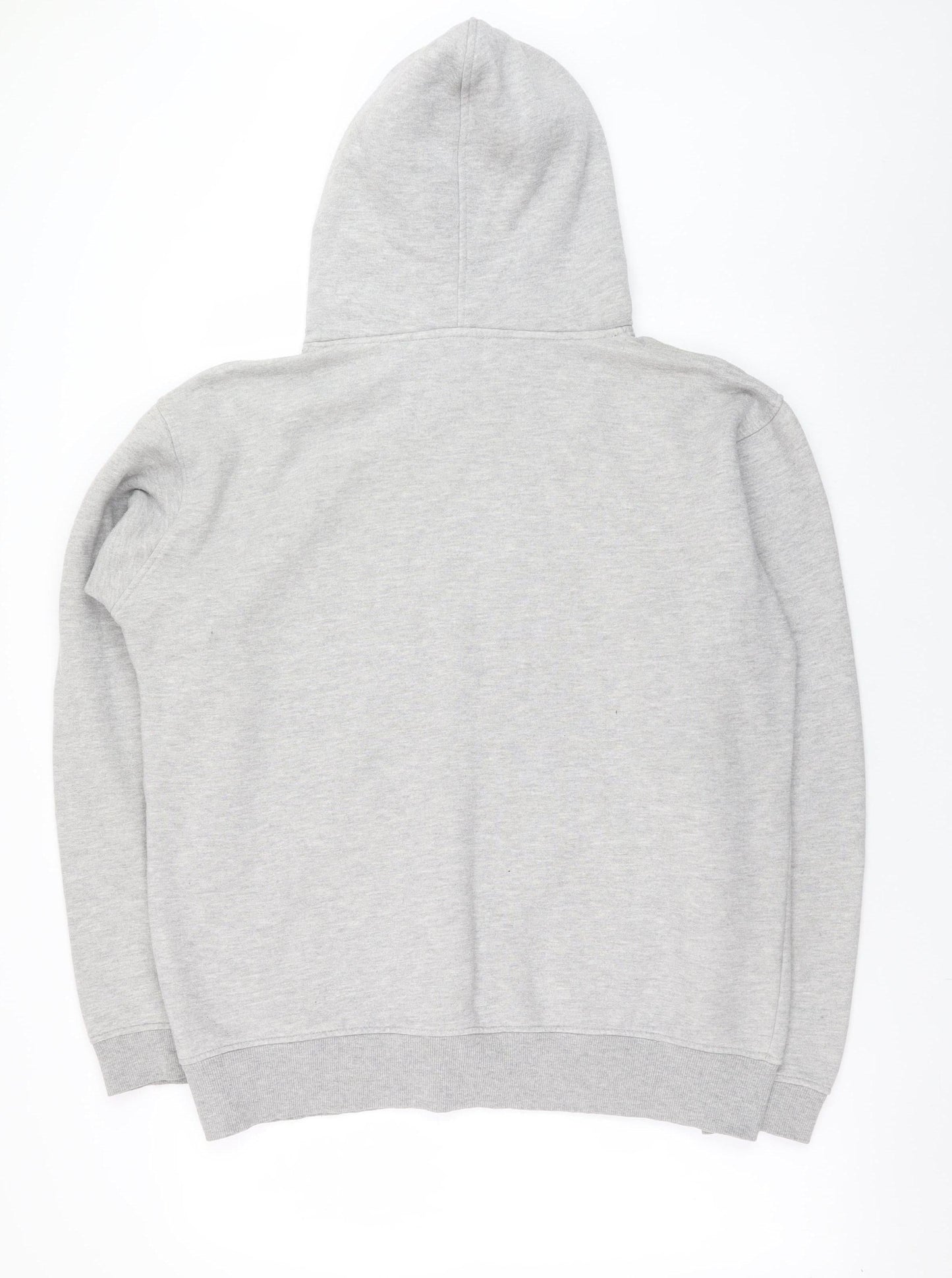 Mens UK Size L Mogul Club Grey Pullover Hoodie