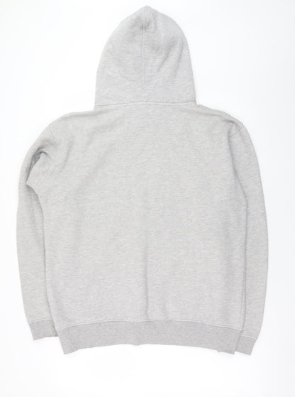 Mens UK Size L Mogul Club Grey Pullover Hoodie