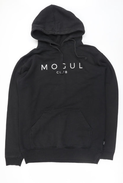 Mens UK Size L Mogul Club Black Pullover Hoodie