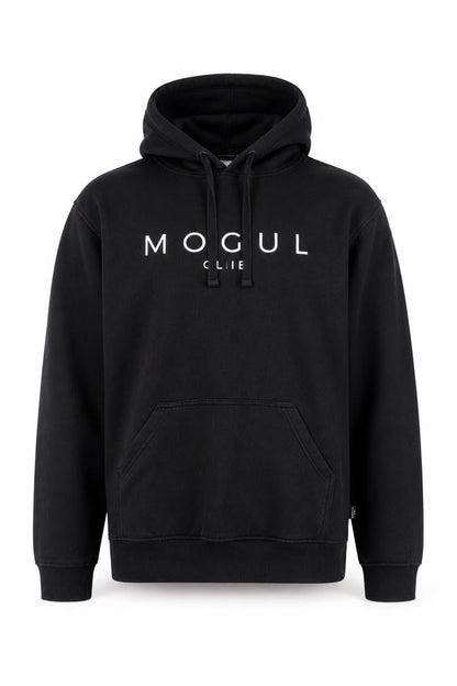 Mens UK Size L Mogul Club Black Pullover Hoodie