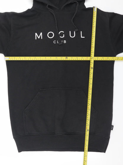 Mens UK Size L Mogul Club Black Pullover Hoodie