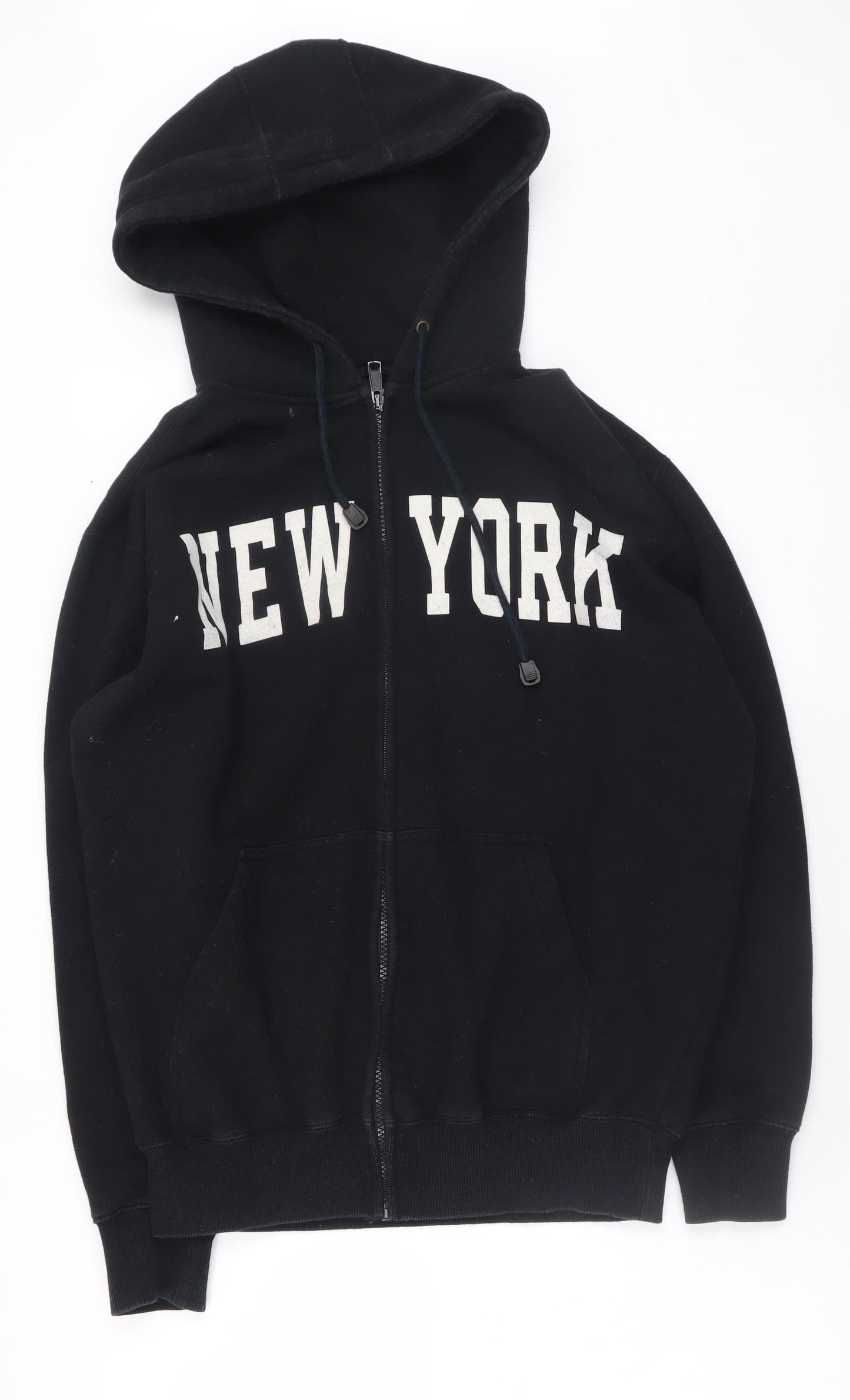 Mens UK Size S CH Apparel Black Full Zip Hoodie