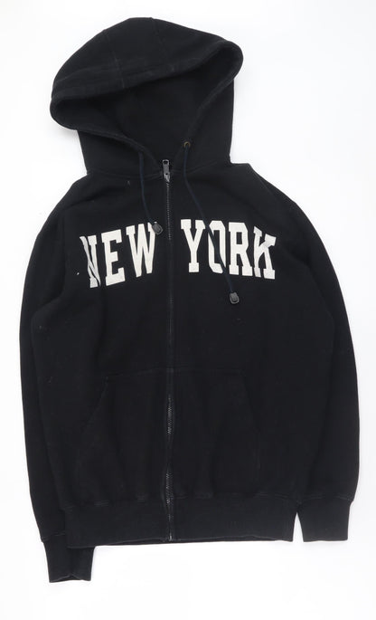 Mens UK Size S CH Apparel Black Full Zip Hoodie