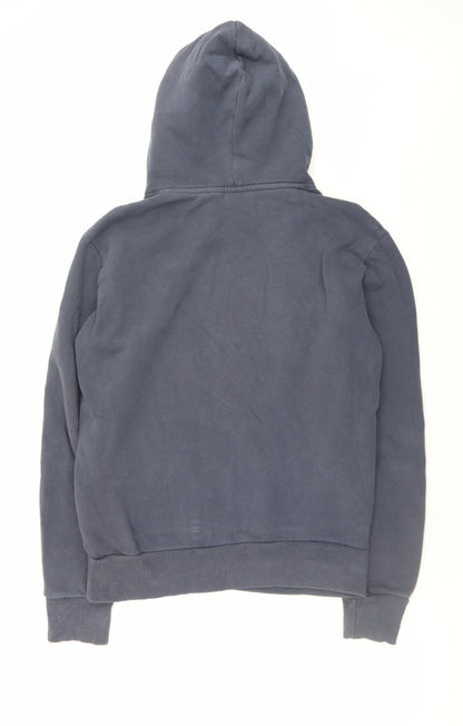 Mens UK Size S Superdry Blue Pullover Hoodie