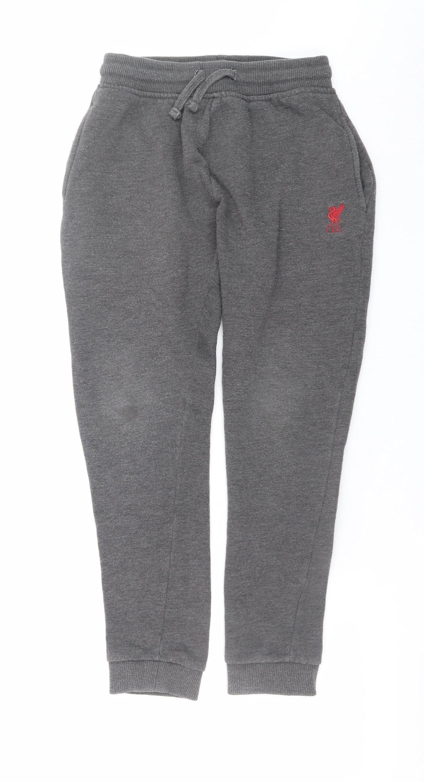 Boys UK Size 9-10 Years L.F.C. Regular Fit Jogger Grey Trousers