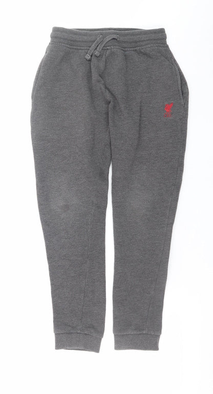 Boys UK Size 9-10 Years L.F.C. Regular Fit Jogger Grey Trousers