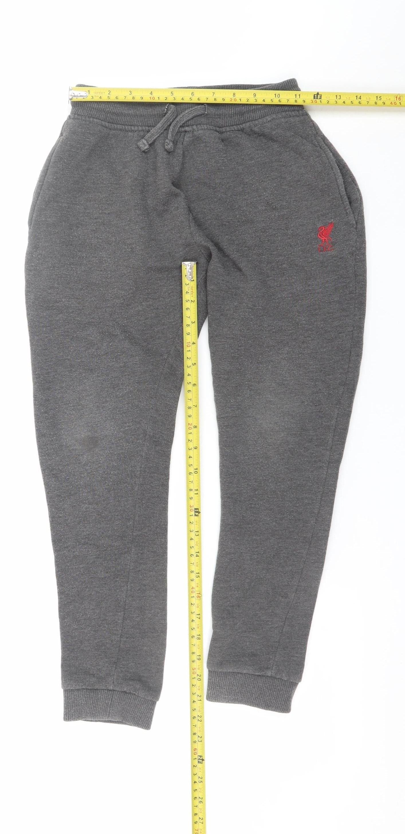 Boys UK Size 9-10 Years L.F.C. Regular Fit Jogger Grey Trousers