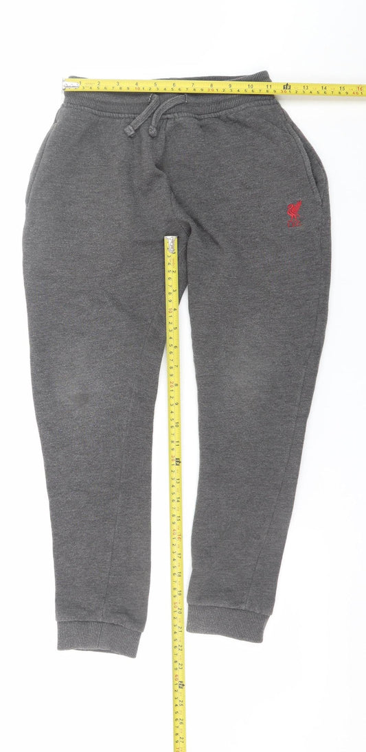 Boys UK Size 9-10 Years L.F.C. Regular Fit Jogger Grey Trousers