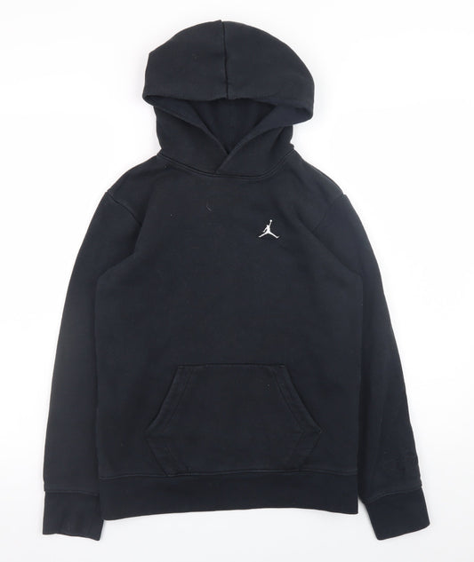 Boys UK Size 12-13 Years Jordan Black Pullover Hoodie