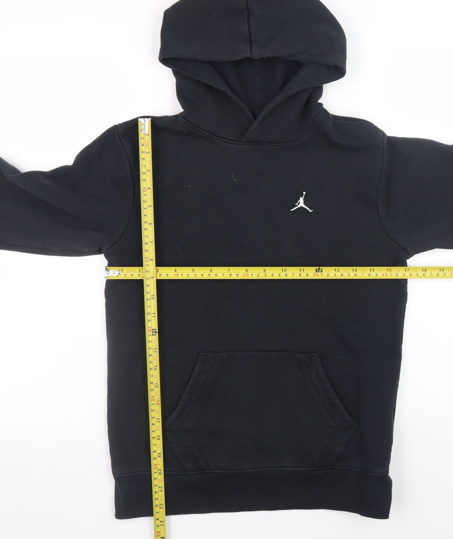 Boys UK Size 12-13 Years Jordan Black Pullover Hoodie