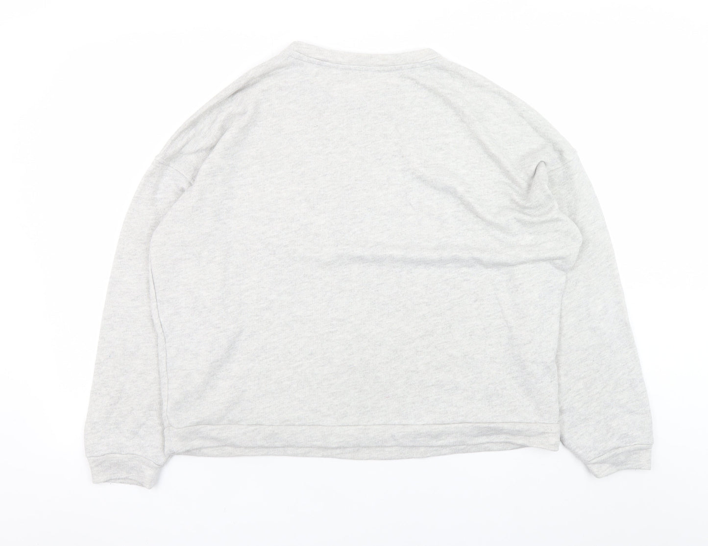 Womens UK Size M River Island Grey Pullover Sweatshirt