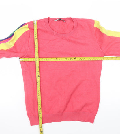 Womens UK Size M Kelly & Grace Pink Pullover Sweatshirt